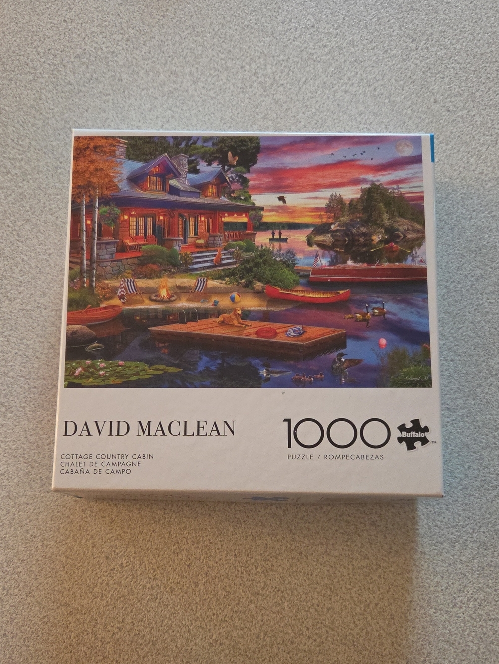 Cottage Country Cabin 1000-Piece Puzzle - Multi-Color